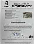 Jackie Robinson Signed TYPE I Photograph (Encapsulated by PSA/DNA)