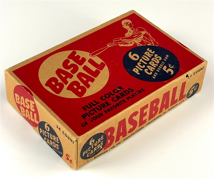 1951 Bowman Baseball 5-Cent Display Box - Undated