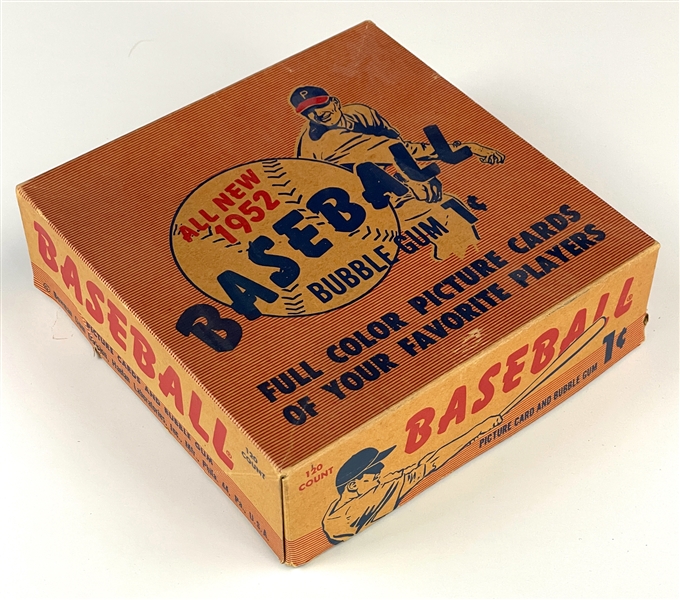 1952 Bowman Baseball 1-Cent Display Box - Dated