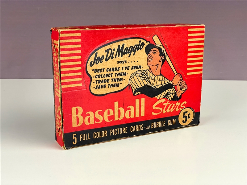1953 Bowman Color Baseball 5-Cent Display Box 