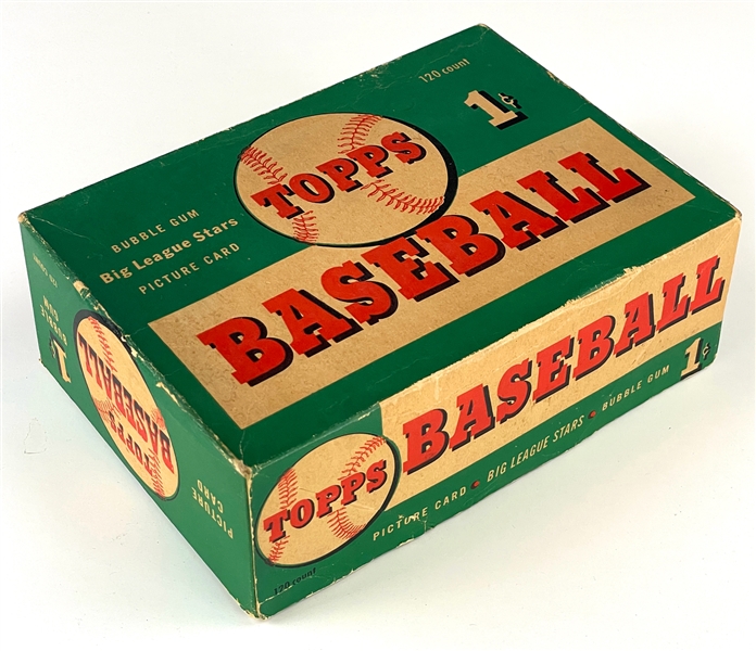 1954 Topps Baseball 1-Cent Display Box - Undated
