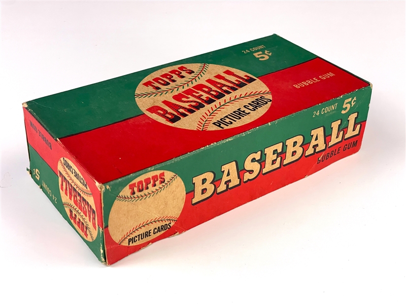 1954 Topps Baseball 5-Cent Two-Piece Display Box - Undated 