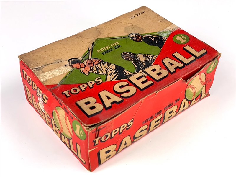 1955 Topps Baseball 1-Cent Display Box - Undated