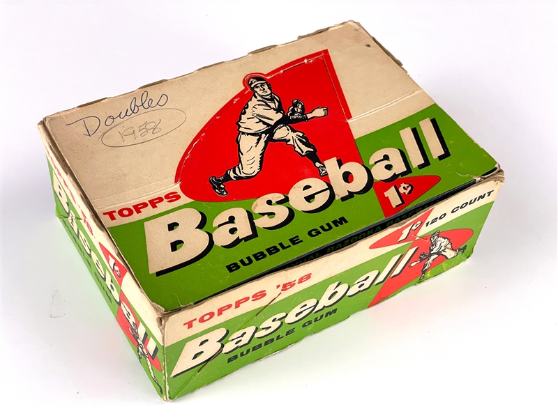 1958 Topps Baseball 1-Cent Display Box - Dated