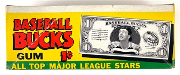 1962 Topps Baseball Bucks 1-Cent Display Box 