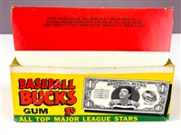 1962 Topps Baseball Bucks 1-Cent Display Box 