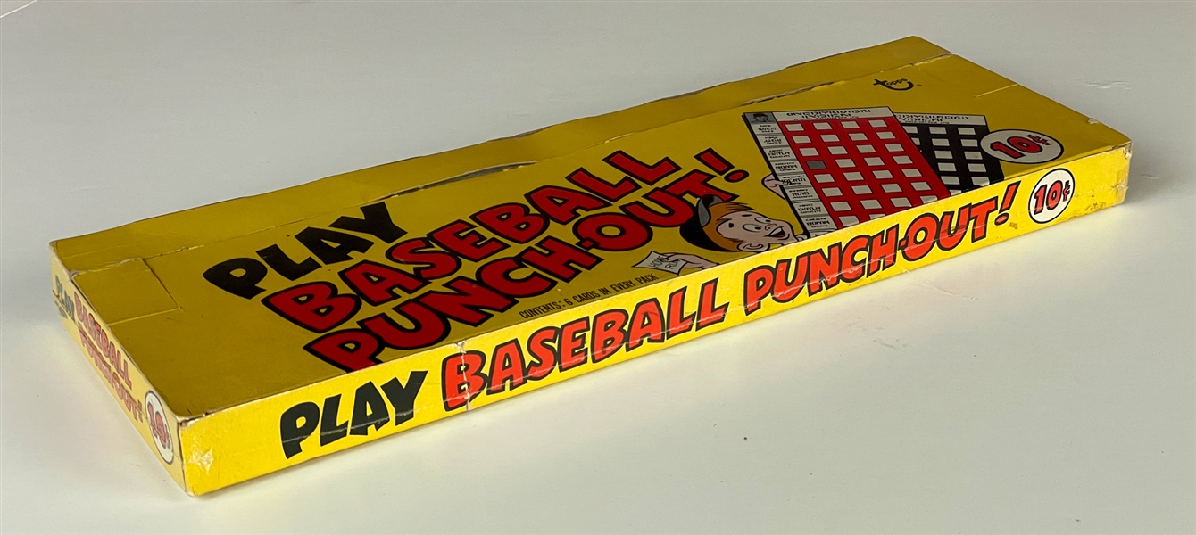 1967 Topps Baseball Punch-Out! 10-Cent Display Box