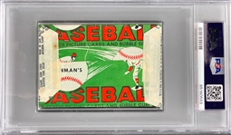 1954 Bowman Baseball Unopened 5-Cent Pack - PSA EX-MT 6