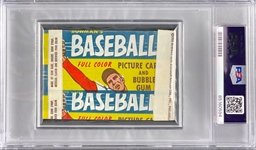1955 Bowman Baseball Unopened 1-Cent Pack - PSA NM-MT 8