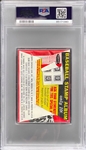 1961 Topps Baseball Unopened 5-Cent Pack - Extra Feature Variation - PSA NM 7
