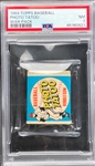 1964 Topps Baseball Tatoo Unopened Pack - PSA NM 7