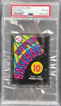 1969 Topps Super Baseball Unopened 10-Cent Pack - PSA EX-MT 6