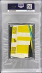 1969 Topps Super Baseball Unopened 10-Cent Pack - PSA EX-MT 6