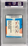 1971 Topps Baseball Tattoos Unopened 5-Cent Pack - PSA NM-MT 8
