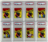 1973 Topps Baseball 10-Cent Display Box With Twenty PSA-Graded Unopened Packs