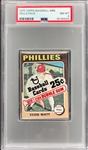 1975 Topps Baseball Mini Unopened Cello Pack - PSA NM-MT 8