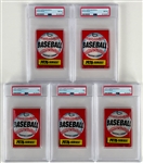 1976 Topps Baseball Box With 17 PSA-Graded Unopened Packs