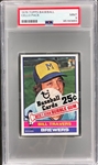 1976 Topps Baseball Unopened Cello Pack - PSA MINT 9