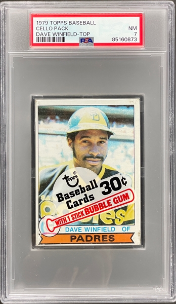 1979 Topps Baseball Unopened Cello Pack - PSA NM 7