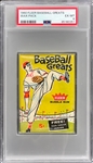 1960 Fleer Baseball Greats Unopened 5-Cent Pack - PSA EX-MT 6