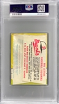 1960 Fleer Baseball Greats Unopened 5-Cent Pack - PSA EX-MT 6