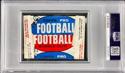 1957 Topps Football Unopened 1-Cent Pack - PSA NM-MT 8