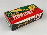 1960 Topps Football 5-Cent Display Box - Extra Metallic Stick-On Emblem Variation