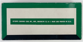 1960 Topps Football 5-Cent Display Box - Extra Metallic Stick-On Emblem Variation