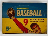 1955 Bowman Baseball 5-Cent Display Box - Undated