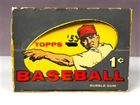 1959 Topps Baseball 1-Cent Display Box - Dated
