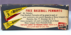 1959 Topps Baseball 1-Cent Display Box - Dated