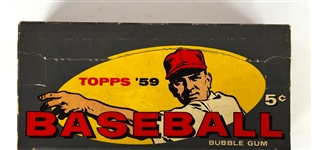 1959 Topps Baseball 5-Cent Display Box - Dated