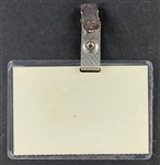 1977 Elvis Presley Concert TCB Photo ID Badge from Sound Engineer Bruce Jackson