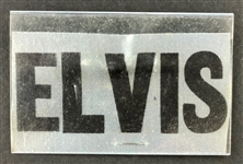 1970 Elvis Presley Show ELVIS Backstage Pass - Extremely Rare Early Version