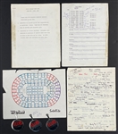 1972 Elvis Presley Show Concert Tour Archive Incl. Schedules and Documents Incl. Madison Square Garden Concerts 
