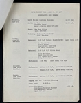 1972 Elvis Presley Show Concert Tour Archive Incl. Schedules and Documents Incl. Madison Square Garden Concerts 