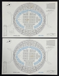 1973 Elvis Presley Show Concert Tour Archive Incl. Venue Photos and Floorplans Plus Colonel Parker MGM Envelope