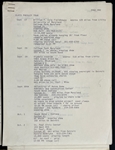 1974 Elvis Presley Show Concert Tour Archive Incl. Intineraries, Correspondence and Other Documents