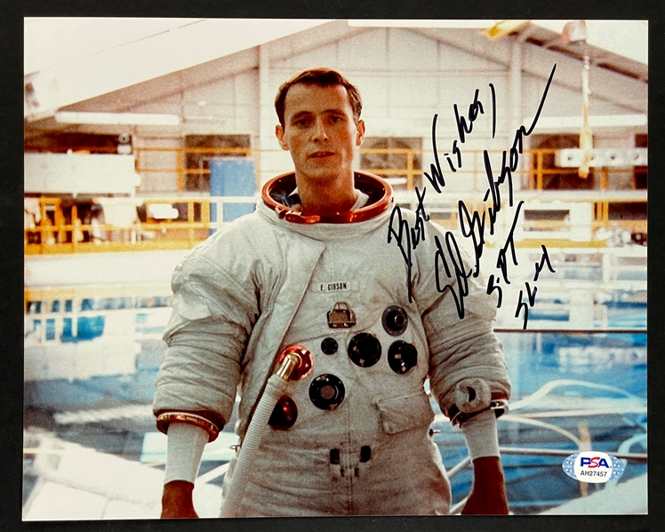 NASA Astronaut Ed Gibson Signed 8x10 Photo (PSA/DNA)