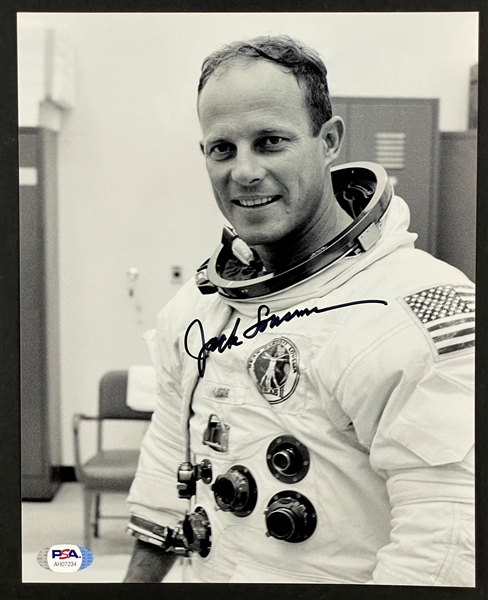 Apollo Astronaut Jack Lousma Signed 8x10 Photo (PSA/DNA)