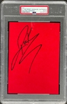Dwayne The Rock Johnson LARGE Cut Signature Encapsulated by PSA/DNA