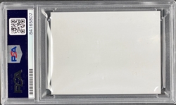 Bruce Springsteen Cut Signature Encapsulated by PSA/DNA