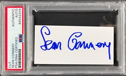 Sean Connery Cut Signature Encapsulated by PSA/DNA