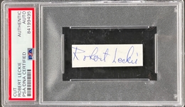 Robert Leckie (HBO's <em>The Pacific</em> Writer) Cut Signature Encapsulated by PSA/DNA