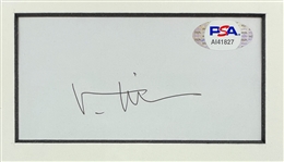 Val Kilmer Signed Cut Signature in Display with Photo as Doc Holliday in <em>Tombstone</em>