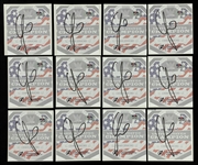 Chris Jericho Group of 12 Signed Bookplates (PSA/DNA)