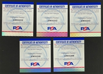 John Cena Group of Five Signed Bookplates for His Children's Book <em>Elbow Grease vs. Motozilla</em> (PSA/DNA)