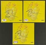 Ed Sheeran Signed CD Inserts (3) for his Album <em>-</em> (Subtract) (PSA/DNA)