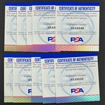 Jamie Foxx Group of Ten Cut Signatures (PSA/DNA)