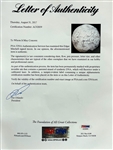 Astronaut Edgar Mitchell Signed Baseball-Sized Moon Replica (PSA/DNA)